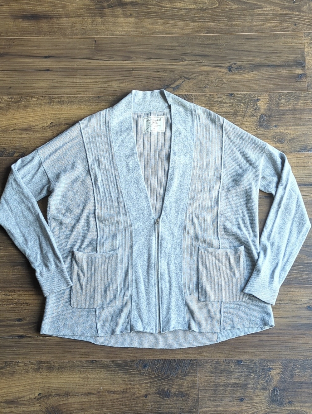 Abercrombie Knit Zip-Up Sweater